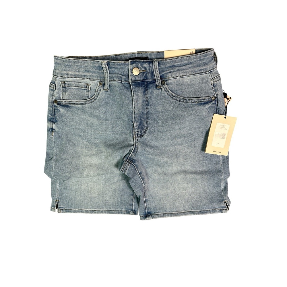 NYDJ Ella Poetry Lift x Tuck Denim Shorts‎ Women's 8P NWT